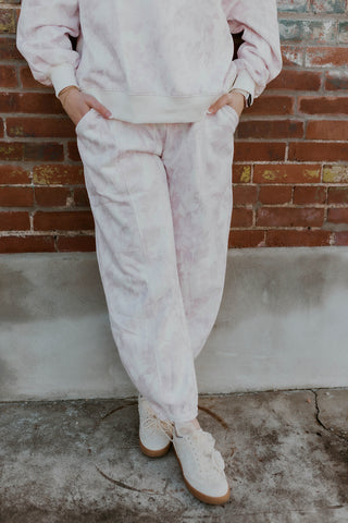 Just A Girl Pink Camo Joggers