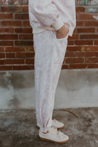 Just A Girl Pink Camo Joggers