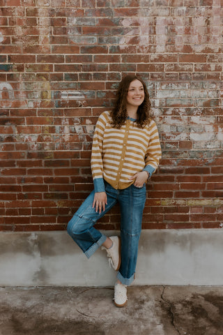 Brinley High Rise Slouchy Jean- Risen