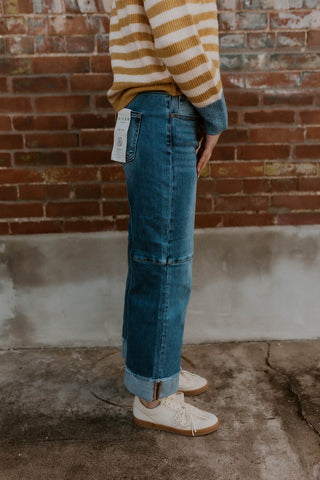 Brinley High Rise Slouchy Jean- Risen