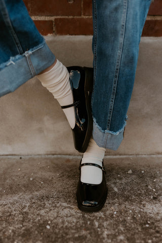 Sonia Patent Mary Jane Shoes- Chinese Laundry
