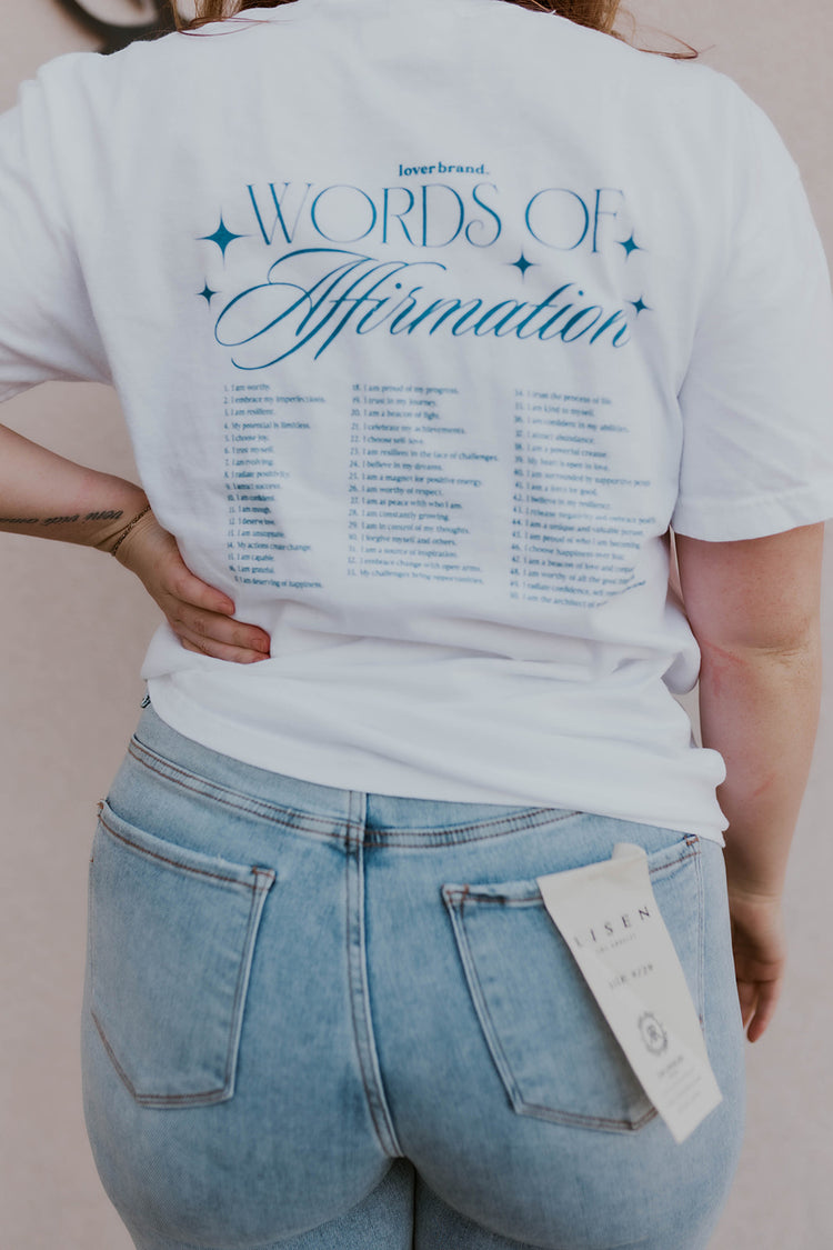 Words Of Affirmation Graphic Tee