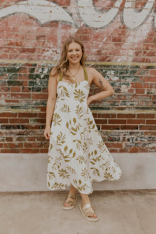 spring fling dress Spring Fling Floral Dress- Kiwi S