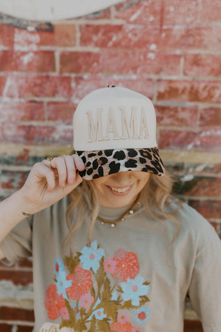 Leopard Mama Trucker Hat