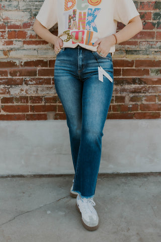 Gracie High Rise Straight Leg Jeans- J21 Eleven
