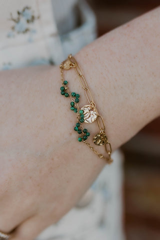 Double Layer Beaded Bracelet