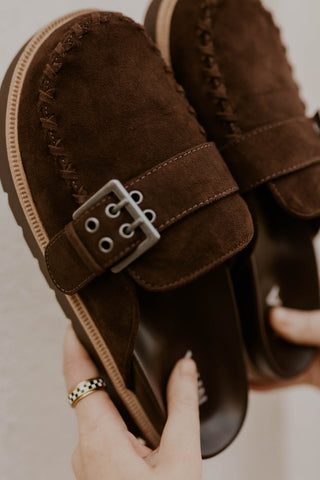 MIA Zaina Clogs- Chocolate