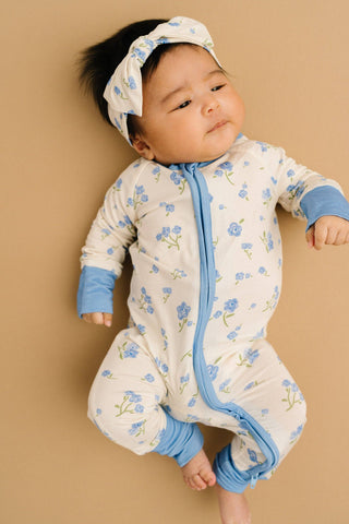 Blue Blooms Bamboo Sleeper