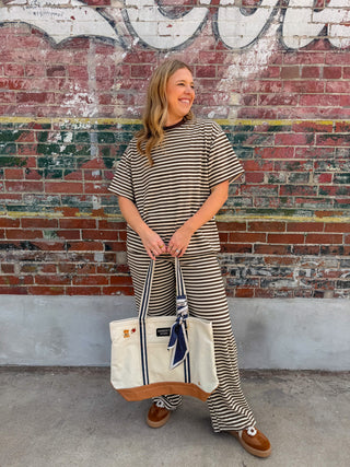 Cabin Cozy Striped Top