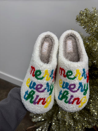 Merry Everything Slippers