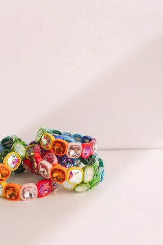 Rainbow Gemstone Bracelet- Beljoy