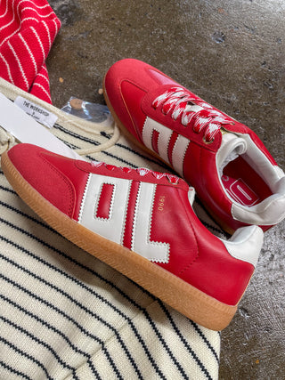 Red Trackstar Sneaker- Dirty Laundry