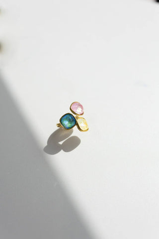 Remi Colorful Crystal Ring- Beljoy