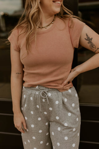 Clean Slate Top- Rose