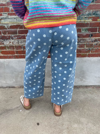 Downtown Dot Denim Pants