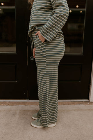 Slow Sunday Striped Set