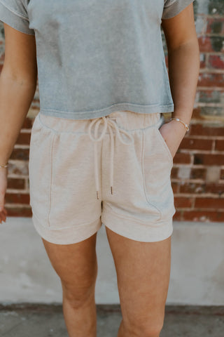 Drawstring Sweat Shorts