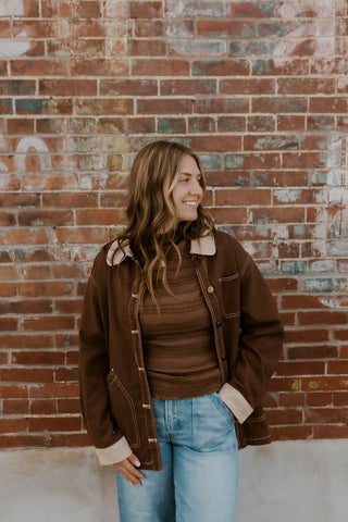 Field Day Barn Jacket- Espresso