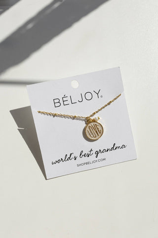 World's Best Grandma - Gift Necklace Beljoy