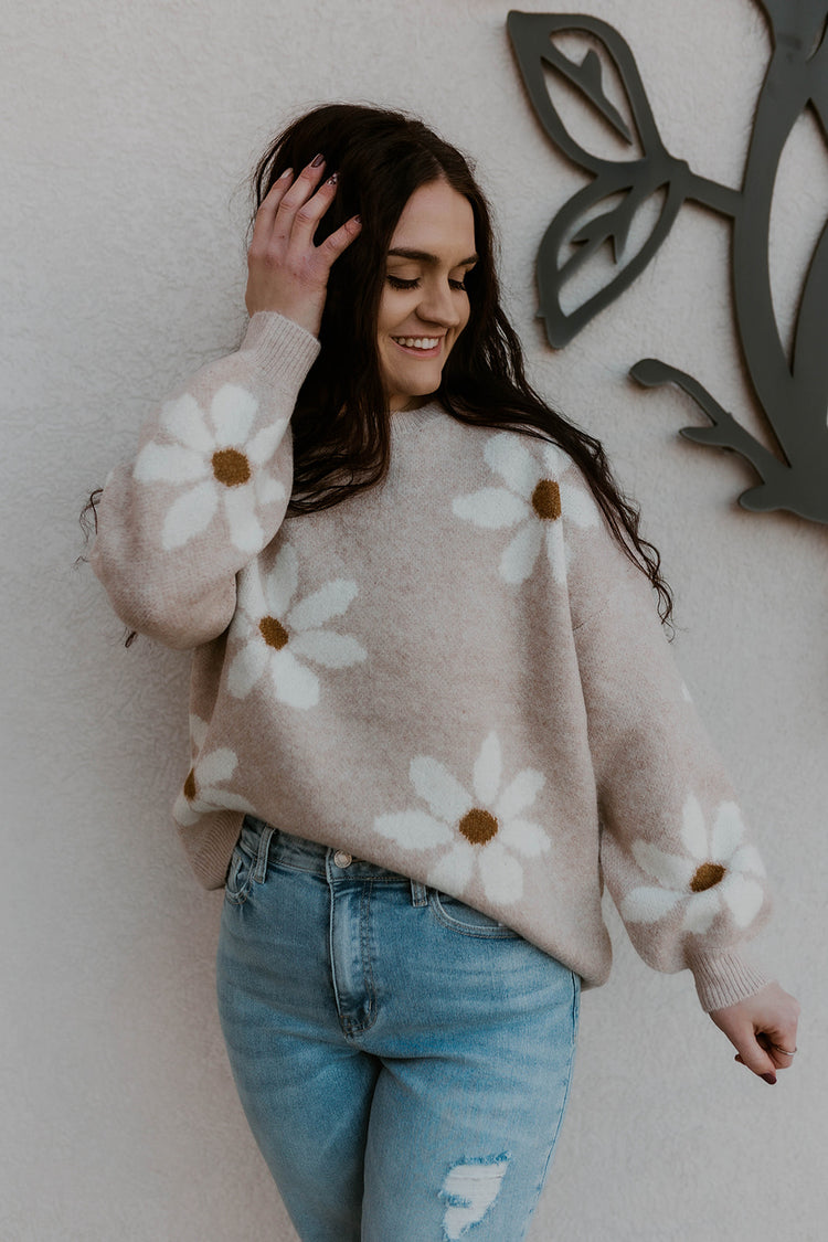 Daisy Floral Sweater