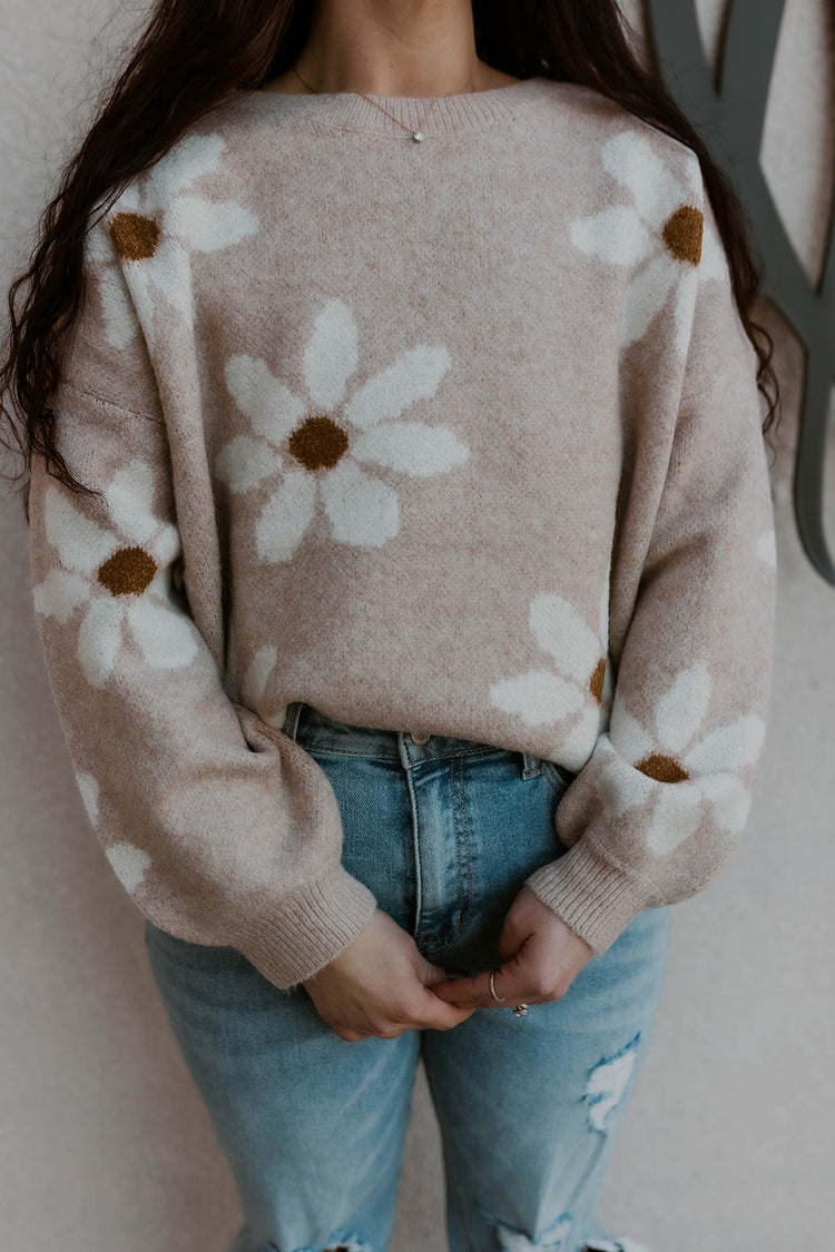 Daisy Floral Sweater
