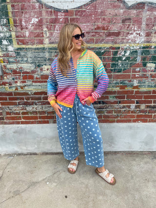 Downtown Dot Denim Pants