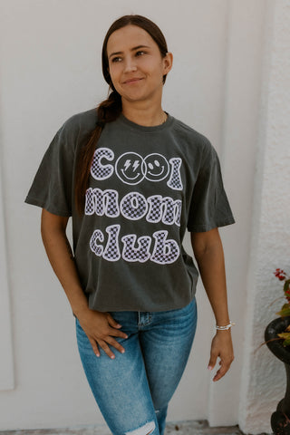 Cool Mom Puff Print Graphic Tee