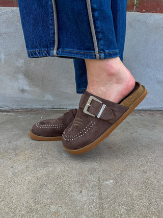 Josephine Clogs- Brown