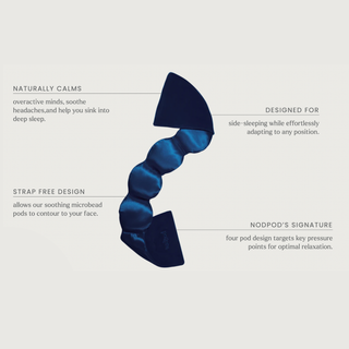 Nodpod Silk Weighted Sleep Mask- Willow