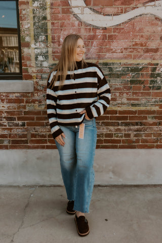 Plot Twist Striped Sweater