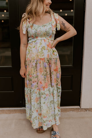 Wildflower Wander Maxi Dress S