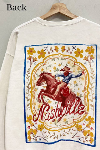 Vintage Nashville Oversized Sweatshirt