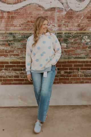 Poppy Polka Dot Hoodie