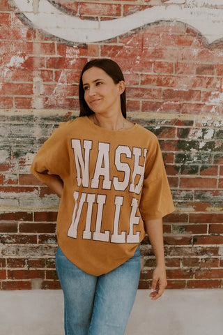 Mineral Wash Nashville Graphic Tee