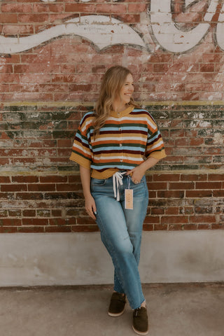 Canyon Colors Striped Sweater