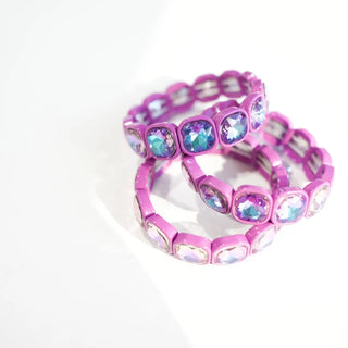 Gigi Gemstone Bracelet- Purple