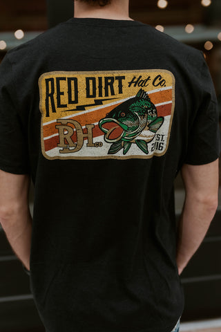 Bass Lightning Red Dirt Graphic Tee