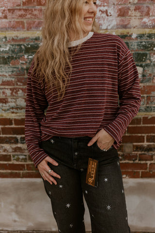 Mulberry Lane Striped Top