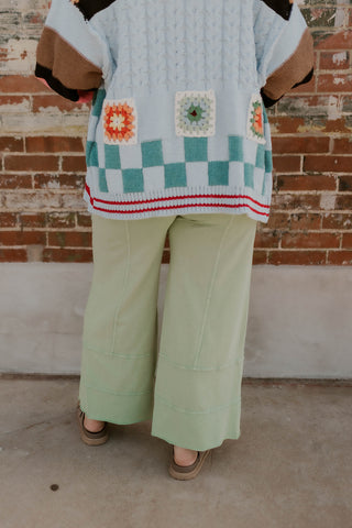 Apple Blossom Pants- Green