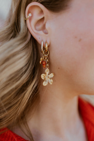 Flower Power Charm Earrings