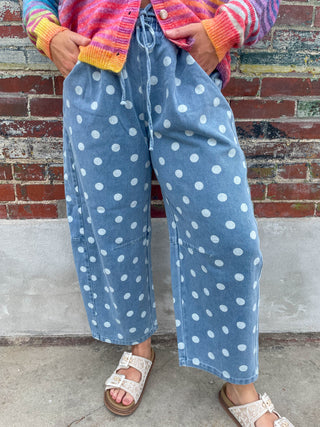 Downtown Dot Denim Pants