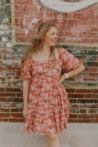 Dress Me Up Floral Mini Dress