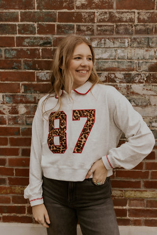 87 Varsity Style Pullover
