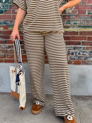 Cabin Cozy Striped Pants