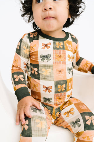 Bow Patchwork Bamboo Set