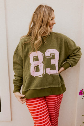 Victory Lane Sweatshirt- Kiwi