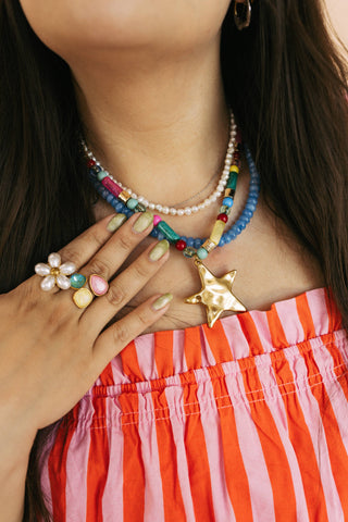 Summer Star Beaded Necklace- Beljoy