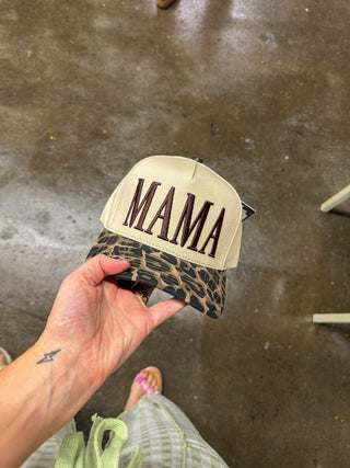 Leopard Mama Trucker Hat