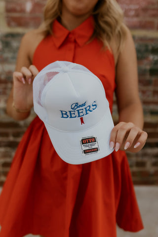 Boat Beers Embroidered Trucker Hat