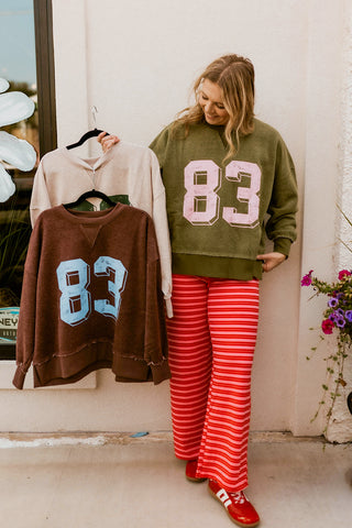 Victory Lane Sweatshirt- Mocha